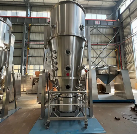 High-Capacity Fluid Bed Dryer for Powder Granulation