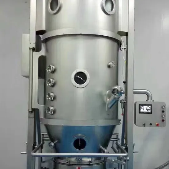 High-Capacity Fluid Bed Dryer for Powder Granulation